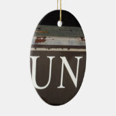 Troep:  vrachtwagenbord keramisch ornament (Rechts)