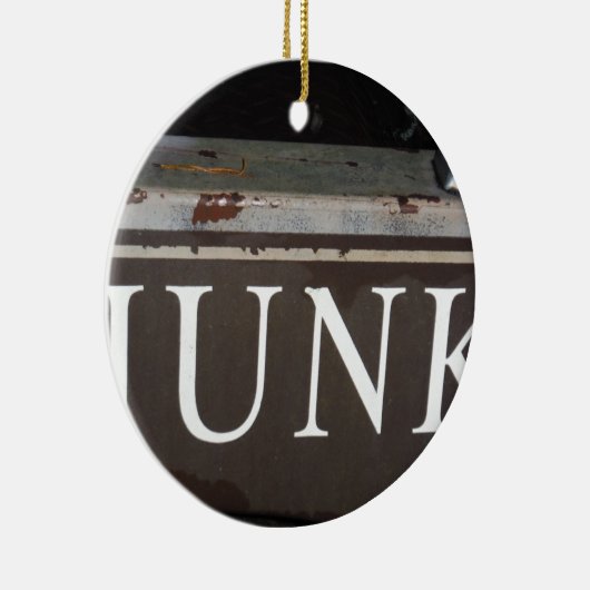 Troep:  vrachtwagenbord keramisch ornament (Rechts)