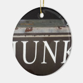 Troep:  vrachtwagenbord keramisch ornament (Links)