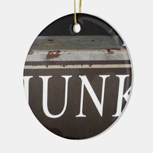 Troep:  vrachtwagenbord keramisch ornament (Links)