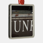 Troep:  vrachtwagenbord metalen ornament (Rechts)