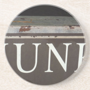 Troep:  vrachtwagenbord zandsteen onderzetter