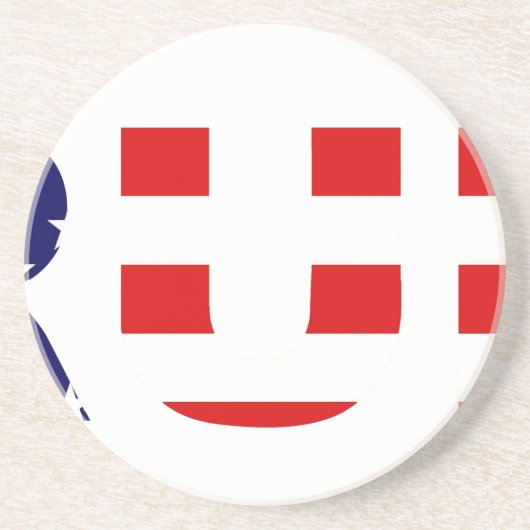 troep zandsteen onderzetter (Voorkant)