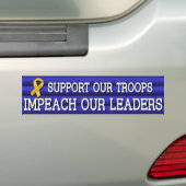 Troepen Leiders Sticker Blauw (Op auto)