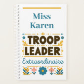 Troepenleider Buitengewone Meisje Scouting Planner (Voorkant)
