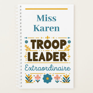 Troepenleider Buitengewone Meisje Scouting Planner
