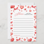 Troetelkind Babyshower Advieskaart Kaart (Voorkant)