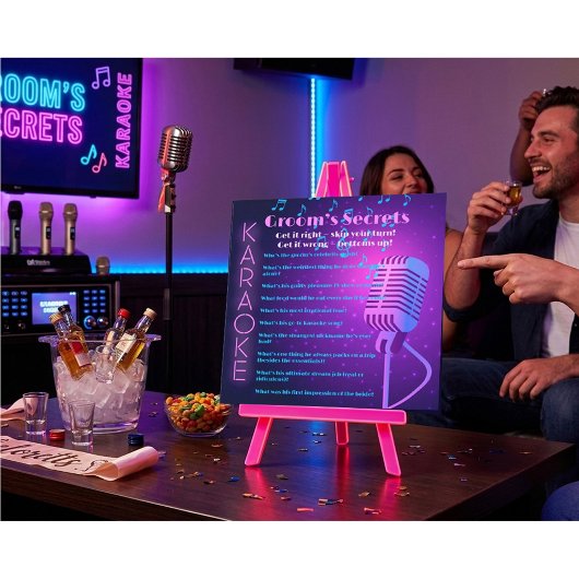 Troeven van de Bruidegom Bachelorfeest Trivia Kaar Feestdagenkaart