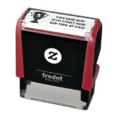 Trofee beker boom zelf inktend retouradres stempel (Product)