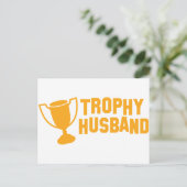 trofee echtgenoot briefkaart (Staand voorkant)