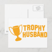 trofee echtgenoot briefkaart (Voorkant / Achterkant)