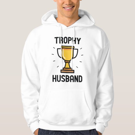 Trofee-echtgenoot Hoodie (Voorkant)