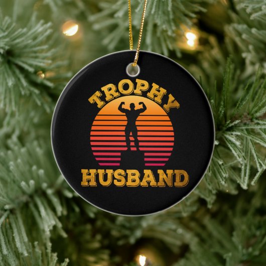 Trofee-echtgenoot Keramisch Ornament (Boom)