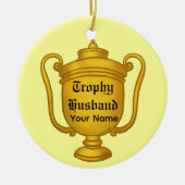 Trofee Echtgenoot Keramisch Ornament (Voorkant)