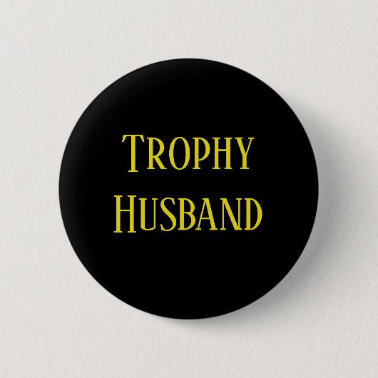 Trofee Echtgenoot Kerstcadeau Knoop Ronde Button 5,7 Cm (Voorkant)