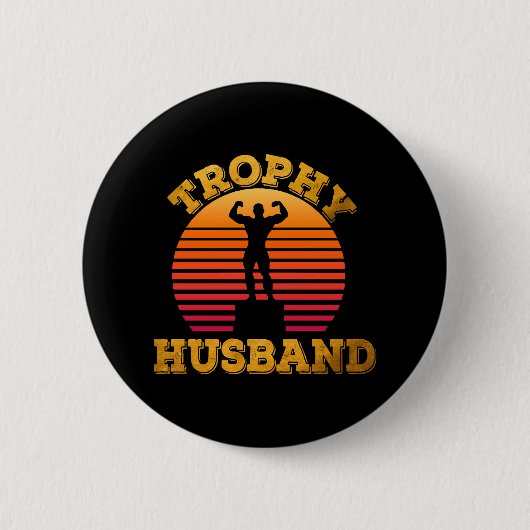 Trofee-echtgenoot Ronde Button 5,7 Cm (Voorkant)