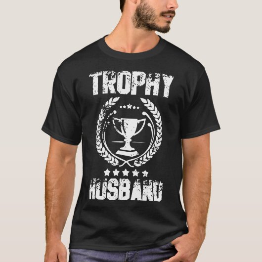trofee echtgenoot t-shirts (Voorkant)