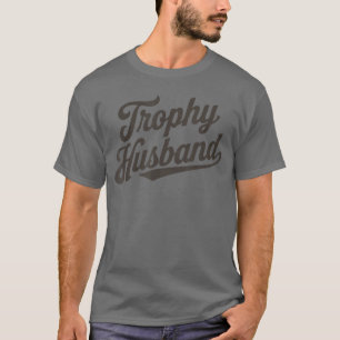 Trofee Echtgenoot Vintage Sarcastisch Huwelijk Ret T-shirt