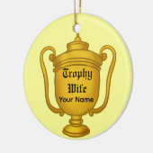 Trofee Echtgenote Keramisch Ornament (Links)