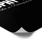 Trofee-echtgenote maar als een deelname-trofee Gra Poster (Hoek)
