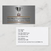 Trofee en awards Visitekaartjes (Voorkant / Achterkant)