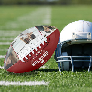 Trofee Man Mini Football met Foto: Een Costoma