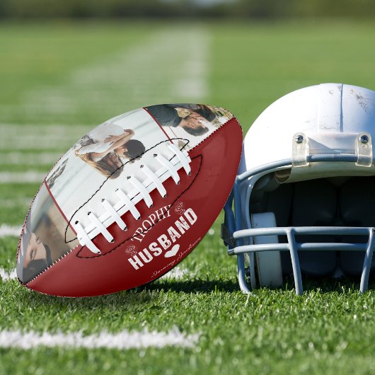 Trofee Man Mini Football met Foto: Een Costoma