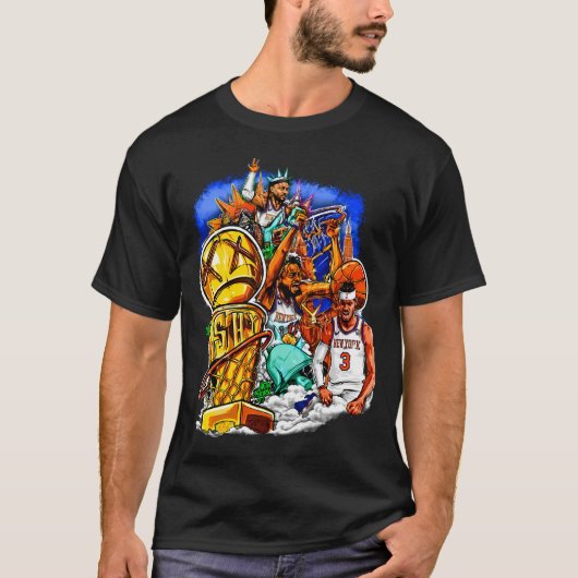 Trofee New York Knicks T-shirt (Voorkant)