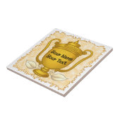 Trofee Opa golf Tegeltje (Zijkant)