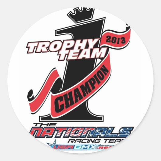 Trofee Team sticker (Voorkant)