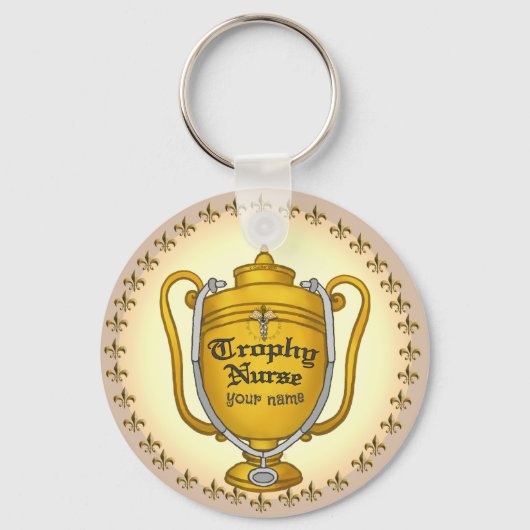 Trofee Verpleegkundige aangepaste verpleegkundigen Sleutelhanger (Voorkant)