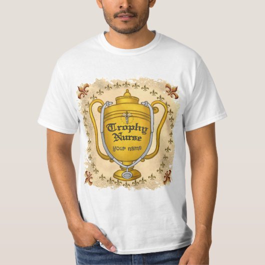 Trofee verpleegster t-shirt (Voorkant)