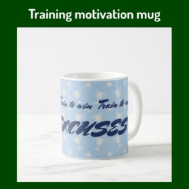 Trofee voor aangepaste tekstsport zonder smoesjes koffiemok