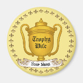 Trofee Vrouw magneet (Voorkant)