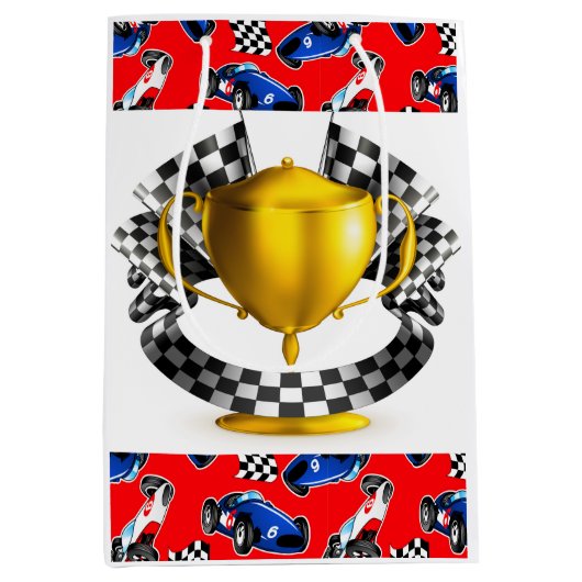 Trofeewinnaar Medium Cadeauzakje (Voorkant)