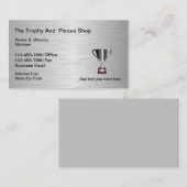Trofie en Plaque shop Visitekaartje (Voorkant / Achterkant)