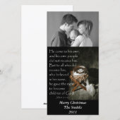 Trog en kroon van doornen… feestdagenkaart (Voorkant / Achterkant)