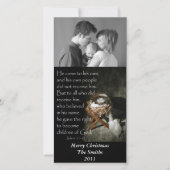 Trog en kroon van doornen… feestdagenkaart (Voorkant)