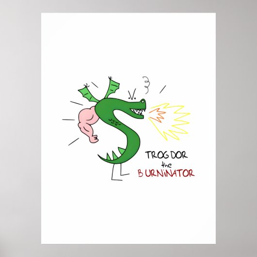 Trogdor The Burninator Poster (Voorkant)
