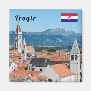 Trogir historische stad - Dalmatia, Kroatië Magneet