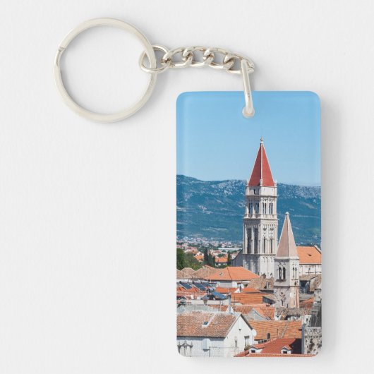Trogir kathedraal toren - Dalmatia, Kroatië Sleutelhanger (Voorkant)