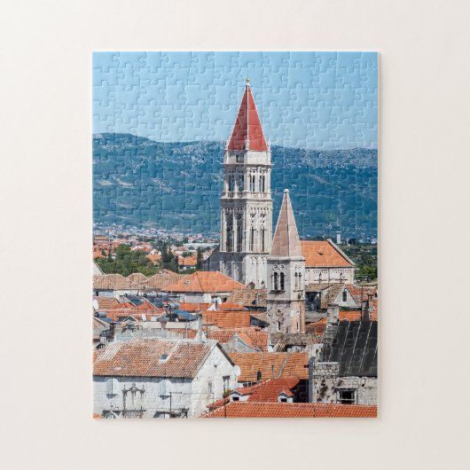 Trogir kathedraaltoren - Dalmatië, Kroatië Legpuzzel (Verticaal)