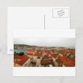 Trogir panorama 2 briefkaart (Voorkant / Achterkant)