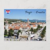 Trogir sekustt promenade - Dalmatia, Kroatië Briefkaart (Voorkant)