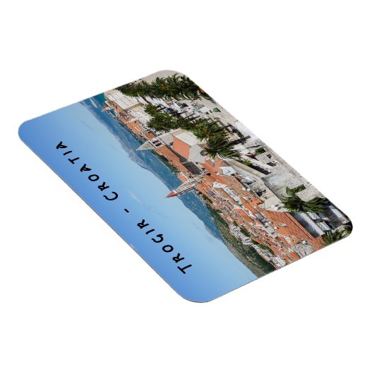 Trogir sekustt promenade - Dalmatia, Kroatië Magneet (Rechterzijde)