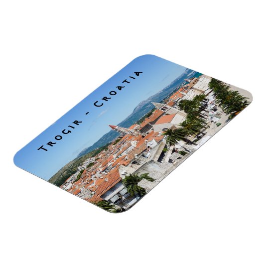 Trogir sekustt promenade - Dalmatia, Kroatië Magneet (Linkerzijde)