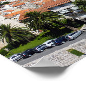 Trogir sekustt promenade - Dalmatia, Kroatië Poster (Hoek)