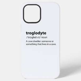 Troglodiet - Grappige Grotbewoner Grotonderzoeker iPhone 12 Pro Max Hoesje