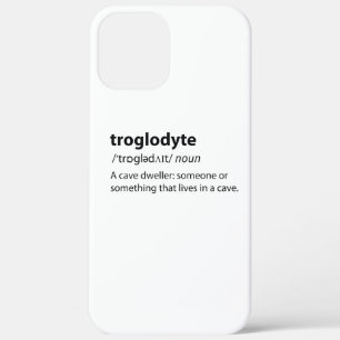 Troglodyte - Funny Cave Dweller Caver Speleology Case-Mate iPhone Case