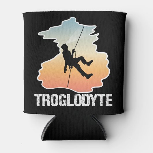 Troglodyte - Funny Caver Spelunking Speleology Blikjeskoeler (Voorkant)